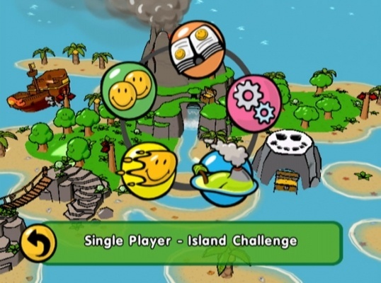 Smiley World игра. Wii Smiley World: Island Challenge. Smiley World: Island Challenge logo font.