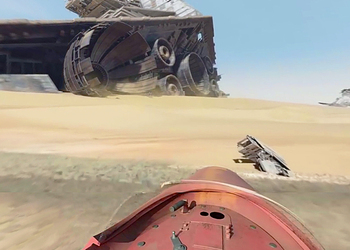 Кадр из интерактивного ролика для фильма «Звездные войны: Пробуждение силы»