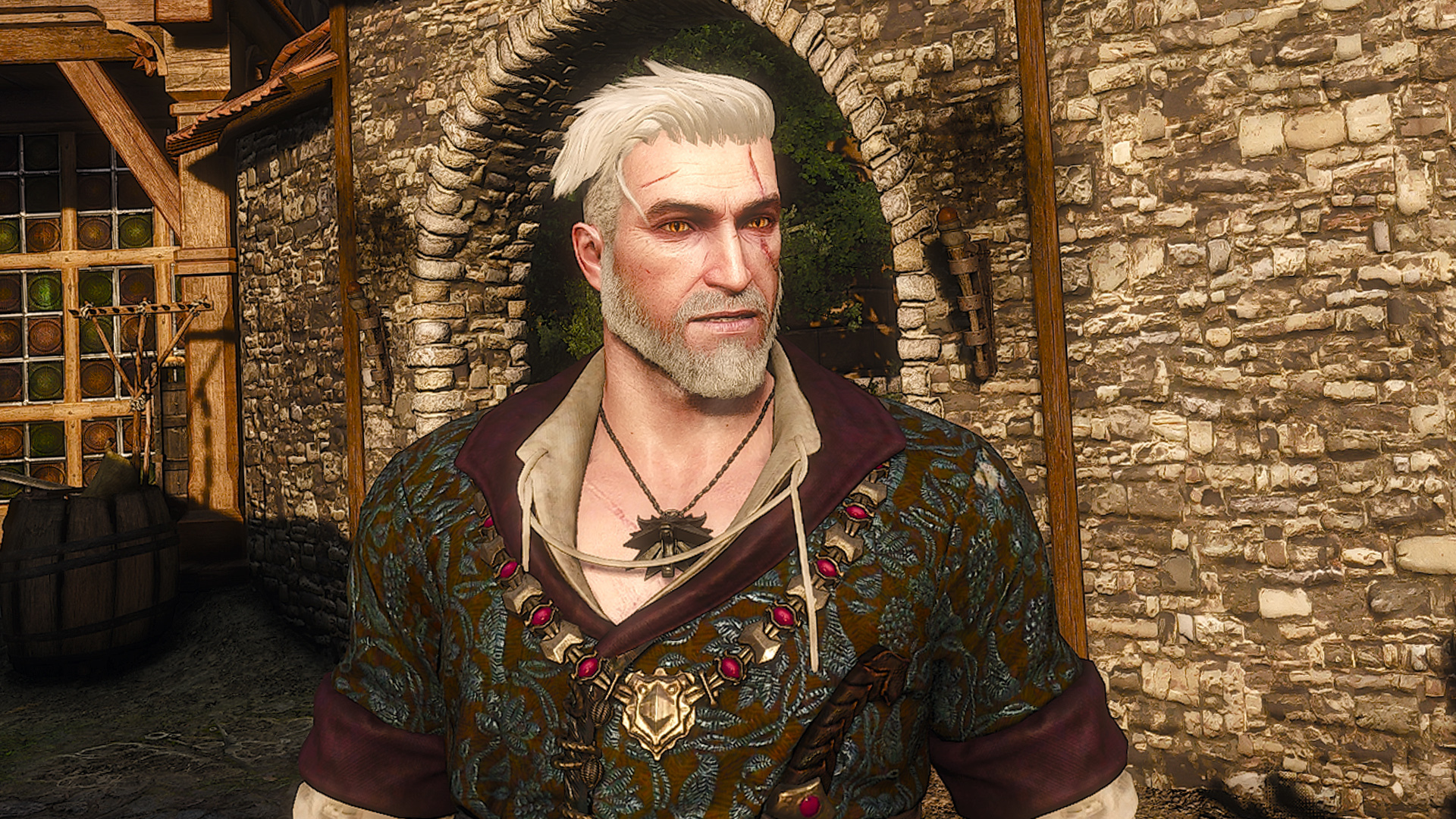 The witcher 3 geralt hairstyle фото 91