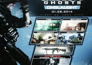 Новое дополнение к игре Call of Duty: Ghosts выйдет под названием Onslaught 28 января