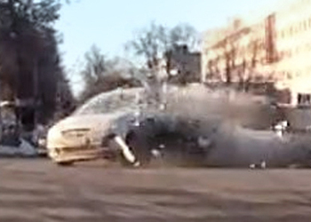 Безумное вождение по городу в стиле GTA засняли на видео