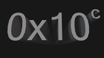 0x10^c